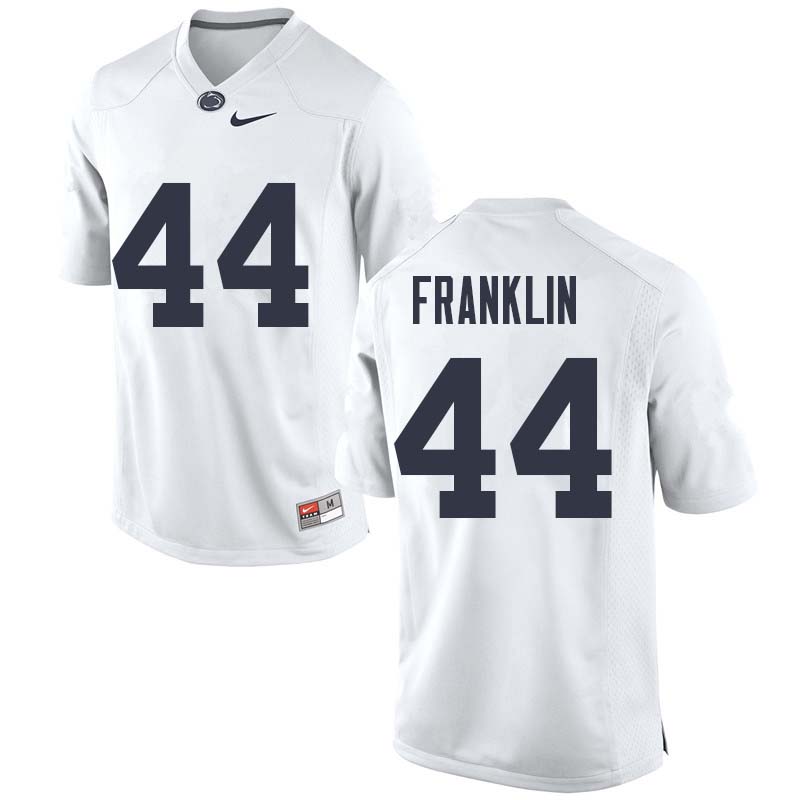 NCAA Nike Men's Penn State Nittany Lions Brailyn Franklin #44 College Football Authentic White Stitched Jersey DFB5398PQ